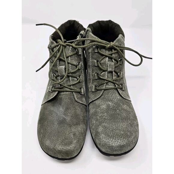 Propet Boots Womens 7N (AA) Delaney Lace Up Orthotic Diabetic Suede Gray WFV002S - Picture 3 of 10